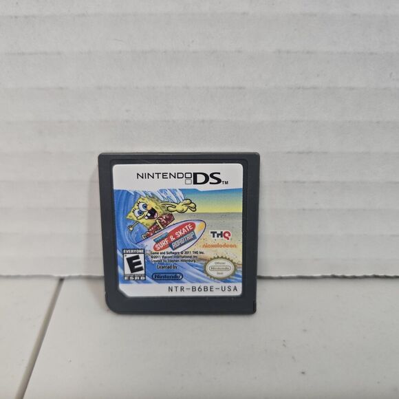 SpongeBob's Surf & Skate Roadtrip (Nintendo DS, 2011) CIB Tested And Working - Picture 4 of 5